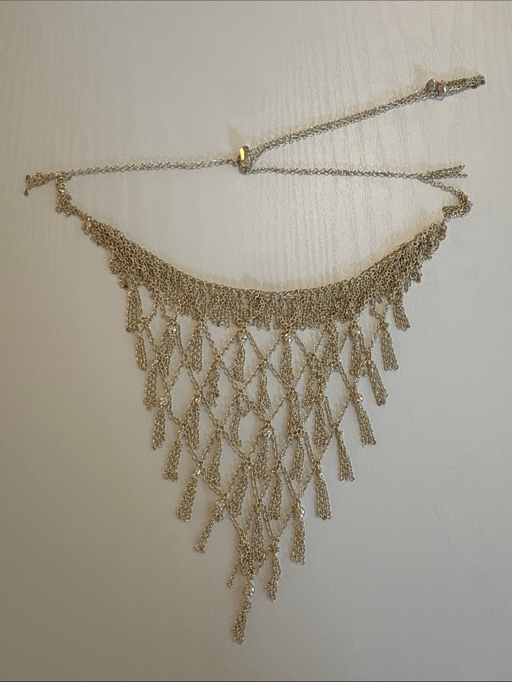 Kendra Scott Gold Fringe Lattice Necklace